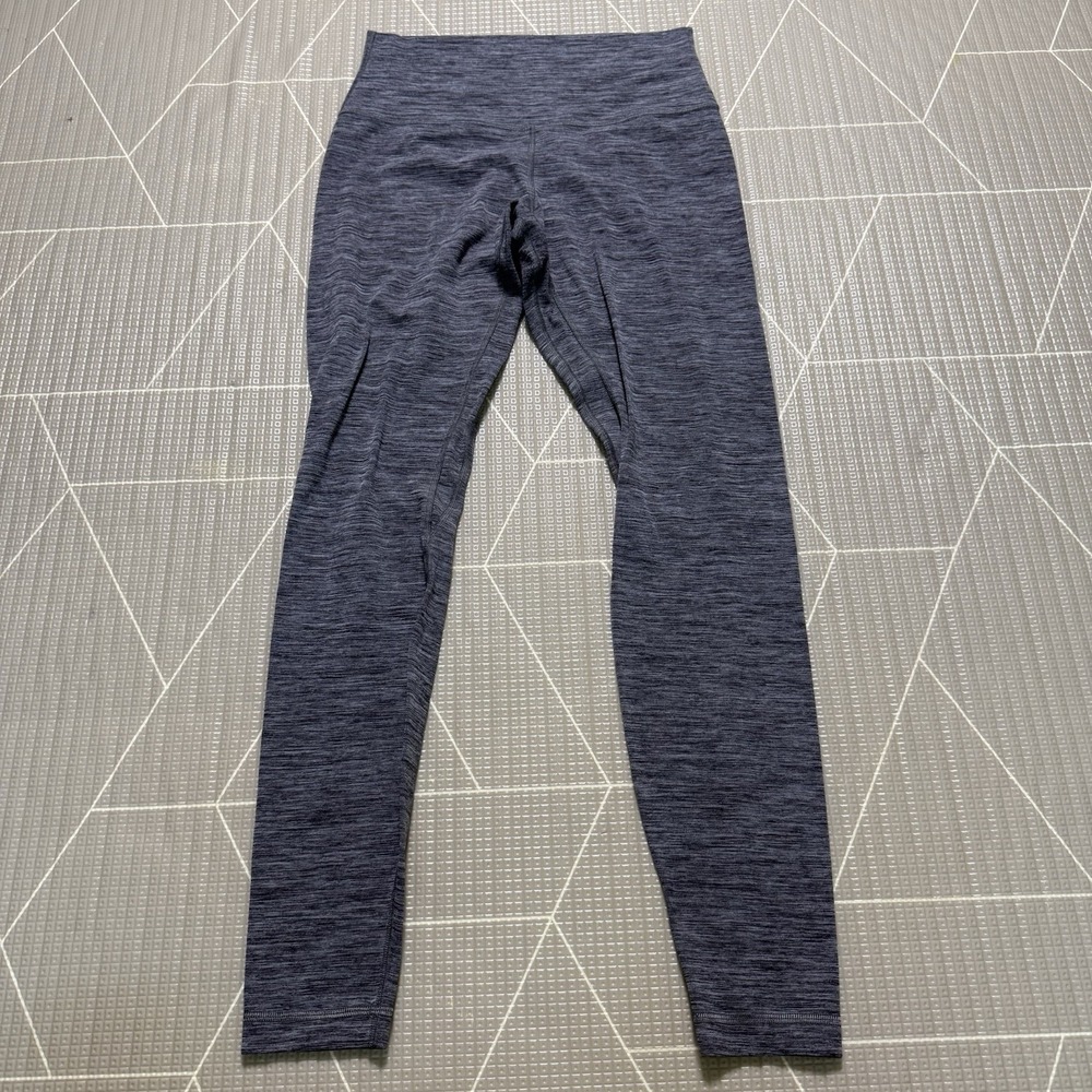 Lululemon Align Pant 28" Size 8 Heathered Black LW5CZQS High Rise Buttery Soft